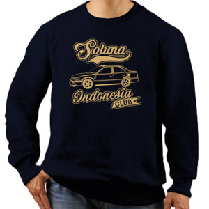 Jaket Sweater Soluna Indonesia Club, Nuansa Retro