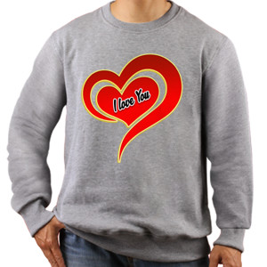 Jaket Sweater I love You