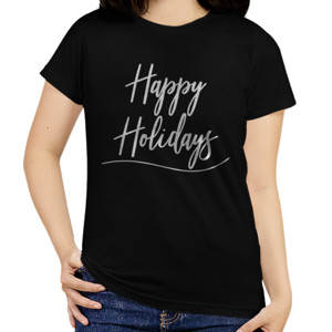 Kaos Happy Holidays T Shirt 