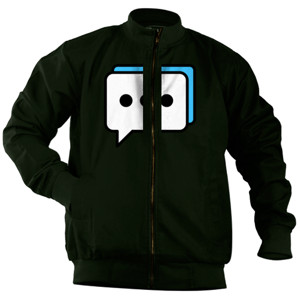 Jaket Bomber Kaos Chat Icon