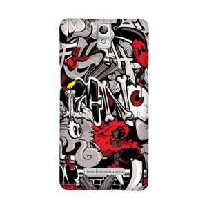Casing HP Motif Graffiti Merah Putih Hitam Casing HP