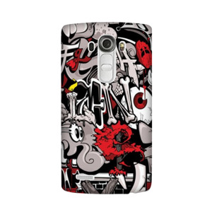 Casing HP Motif Graffiti Merah Putih Hitam Casing HP