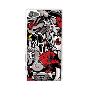 Casing HP Motif Graffiti Merah Putih Hitam Casing HP