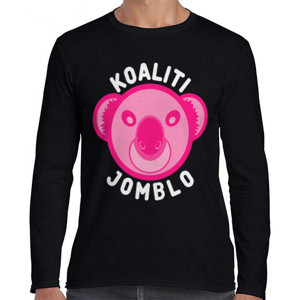 Kaos Lucu Jomblo Koaliti Jomblo Pink Koala