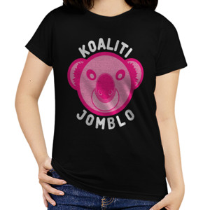 Kaos Lucu Jomblo Koaliti Jomblo Pink Koala
