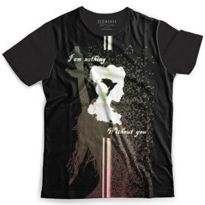 Kaos Fullprint Kaos tshirt girl siluet