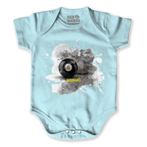 Baby Jumper 8ball water color with yellow logo | billiArt 