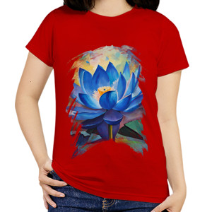 Kaos Lotus biru
