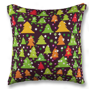 Bantal Pohon natal pattern