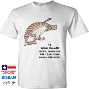 Kaos Wearthememo T-Shirt Jangan Khawatir