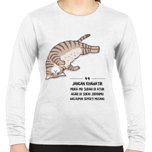 Kaos Wearthememo T-Shirt Jangan Khawatir