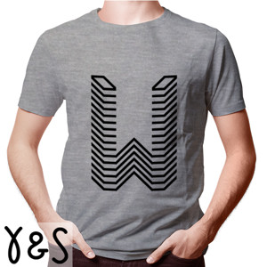 Kaos Logo huruf W gamer