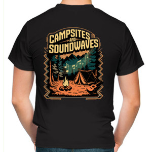 Kaos Streetwear Campsites Soundwaves Pecinta Alam Musik