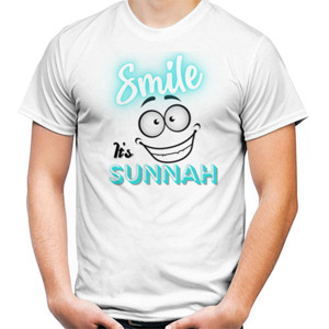 Kaos Smile it's Sunnah
