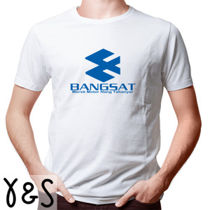 Kaos Plesetan Logo Bajaj