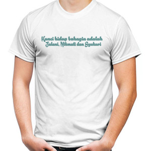 Kaos KUNCI BAHAGIA