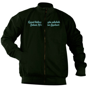 Jaket Bomber KUNCI BAHAGIA
