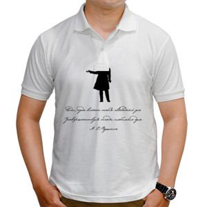 Kaos Polo Kaos Bahasa Rusia: Pushkin - Poetu ♀