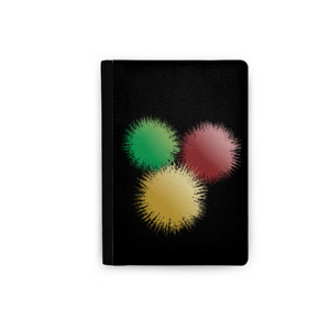 Dompet Passport Bola Bulu (Feather Balls)