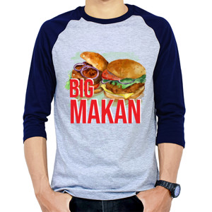 Kaos Raglan Big Makan