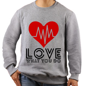 Jaket Sweater A - Love What you do