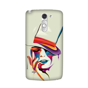 Case Abstrak women face Casing HP