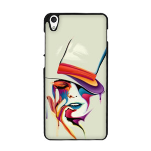 Case Abstrak women face Casing HP