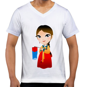 Kaos  Korean Girl Traditional
