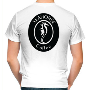 Kaos Custom : Seahorse Coffee back