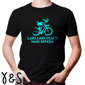 Kaos Gowes Laki-Laki Sejati sepeda