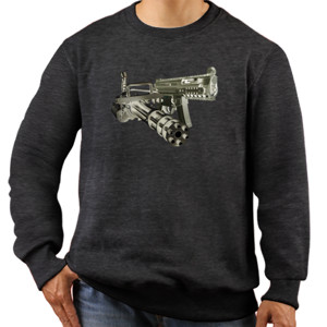 Jaket Sweater Machine Gun