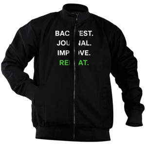 Jaket Bomber KAOS FOREX BACKTEST JURNAL IMPROVE REPEAT