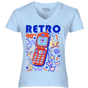 Kaos RETRO 90s Flip Phone Y2K