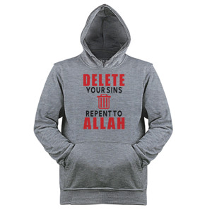 Jaket Hoodie Delete You Sin Repent To Allah