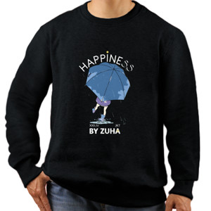 Jaket Sweater Zuha - Happiness