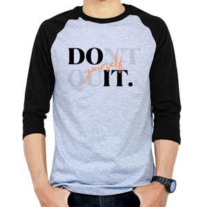 Kaos Raglan Kaos Pria Lengan 3/4 - Do It