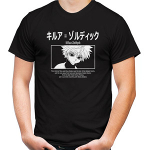 Kaos Killua zoldyck hunter x hunter anime jepang tshirt