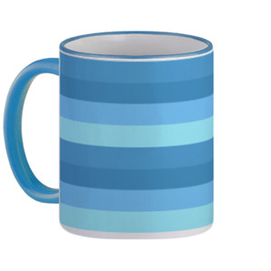 Mug Stripe Blue