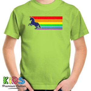 Kaos '80s Vintage Unicorn Rainbow (distressed look)