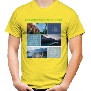 Kaos Let's wander - Gildan