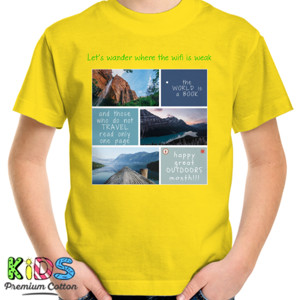 Kaos Let's wander - Gildan