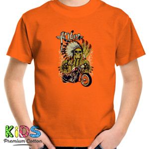 Kaos Biker Motorcycle Skull