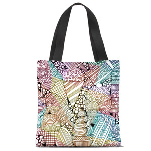 Tas Tote Fullprint Es Krim