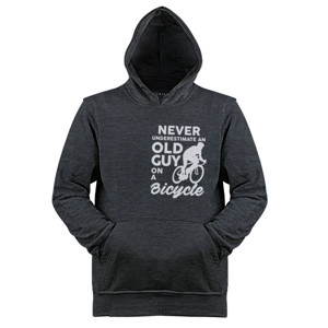 Jaket Hoodie Never Underestimate Old Guy On Bike