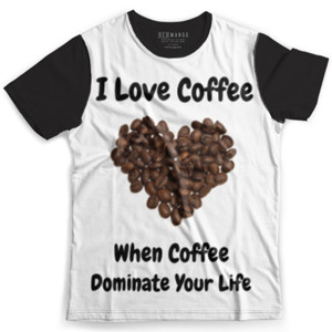 Kaos Fullprint I Love Coffee