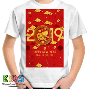 Kaos Tahun Baru Pig 2019