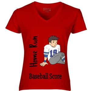 Kaos Baseball Homerun olahraga lifestyle hobi sport