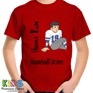 Kaos Baseball Homerun olahraga lifestyle hobi sport