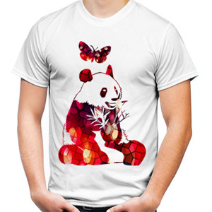 Kaos panda santai