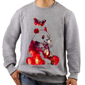 Jaket Sweater panda santai